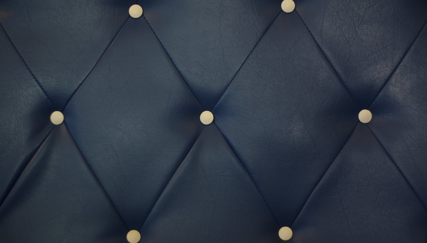 Photo Credit: enrouteksm/iStock/Getty Images Clos-up of tufted fabric with a parallelogram design.