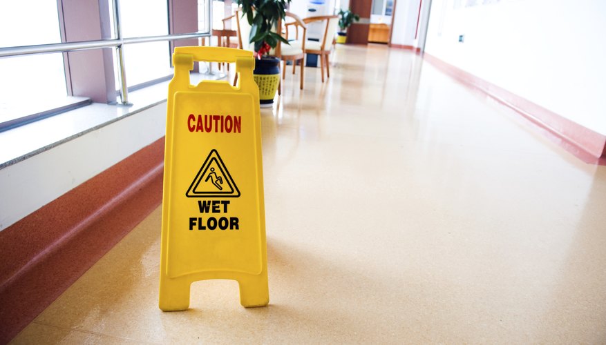 Slippery floor
