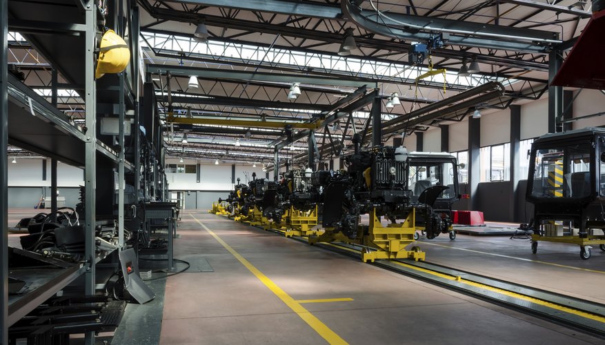 Tractor assembly line