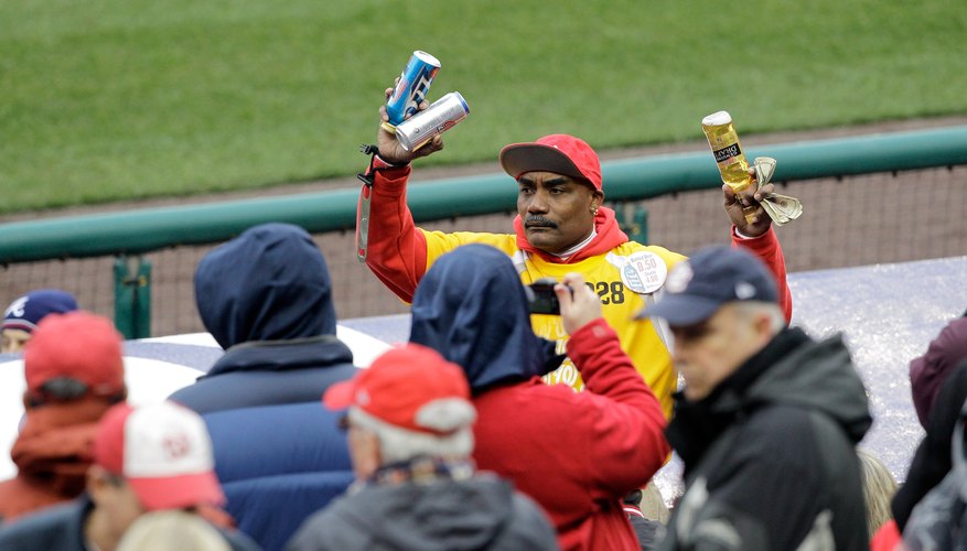 Stadium vendors are part of the ballpark atmosphere.