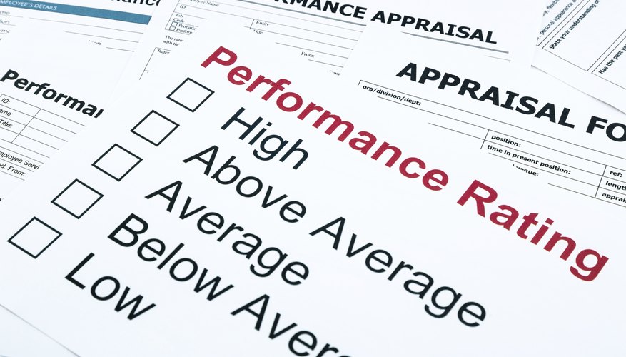 performance rating and appraisal form