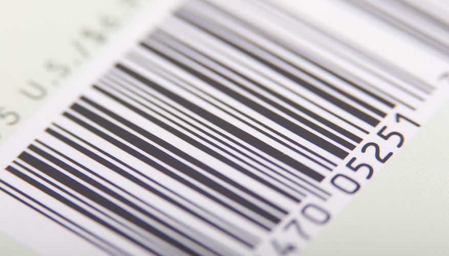 Close-up of a barcode Close-up of a barcode
