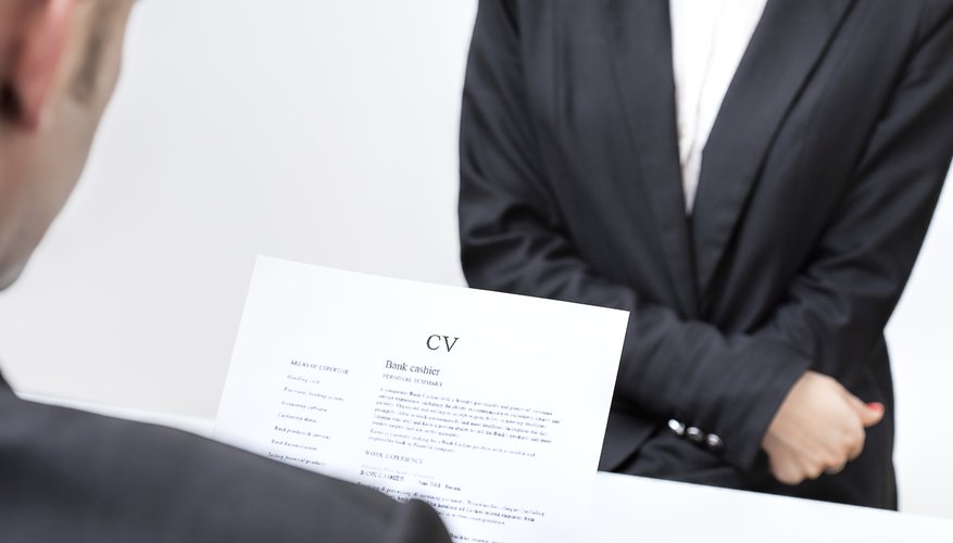 an interview