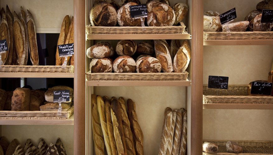 Bread at a French bakery