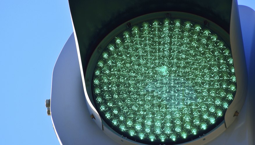 Photo Credit: katana0007/iStock/Getty Images Green traffic light.