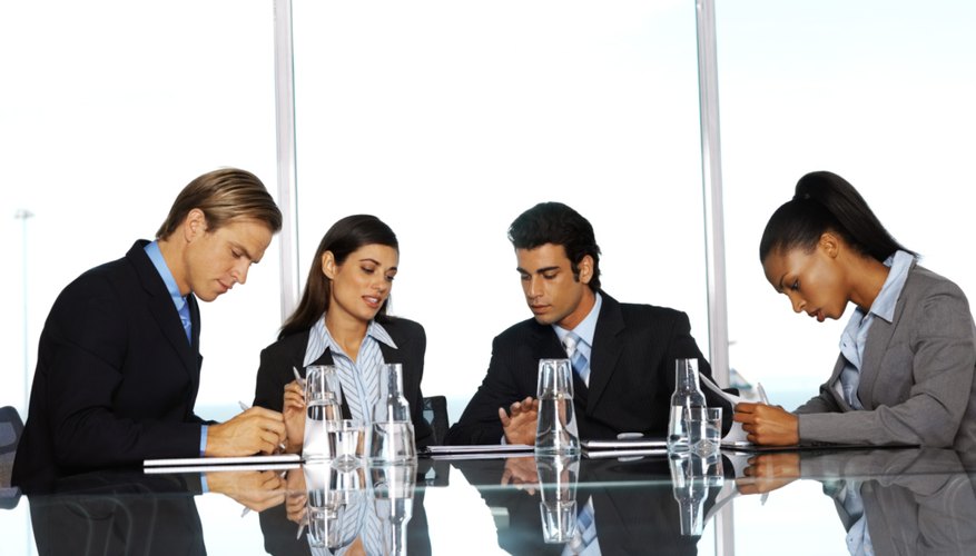 Photo Credit: Stockbyte/Stockbyte/Getty Images meeting