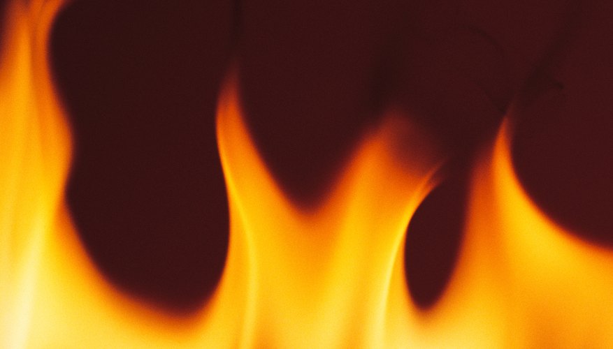 Close-up of flames