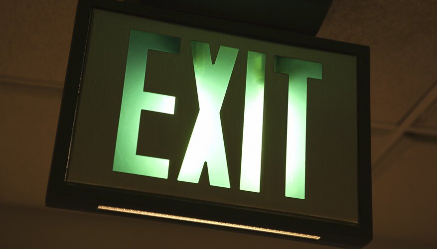 Exit Doors Osha Exit Sign