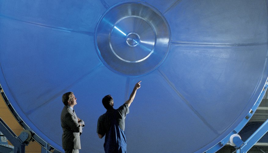 Photo Credit: Comstock/Comstock/Getty Images Chillers maintain temperatures in factories.