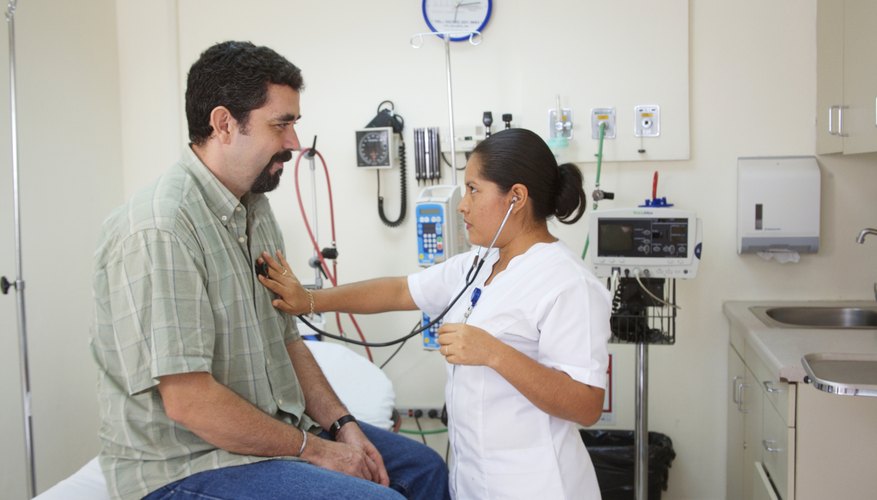 man receiving medical exam man receiving medical exam