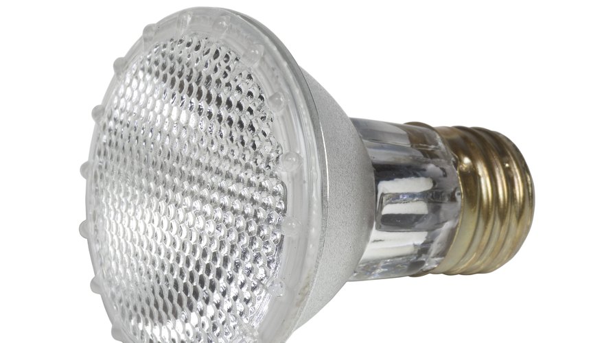 Photo Credit: NA/PhotoObjects.net/Getty Images You can adapt a halogen reflector to make an LED spotlight.