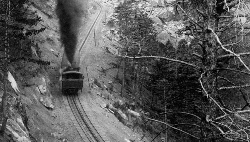 Pikes Peak Railroad Gravel Slide