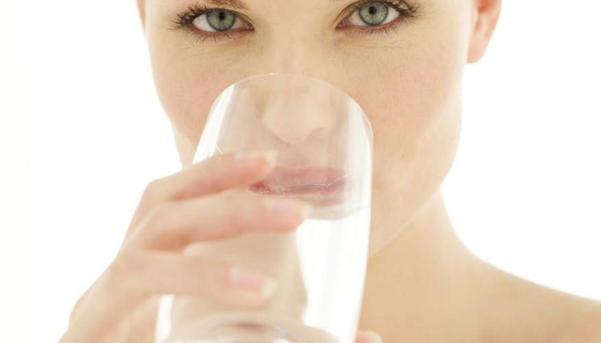 Drinking water in moderation. Drinking water in moderation.
