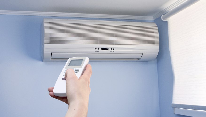 Air conditioner located inside an enclosed area Air conditioner located inside an enclosed area