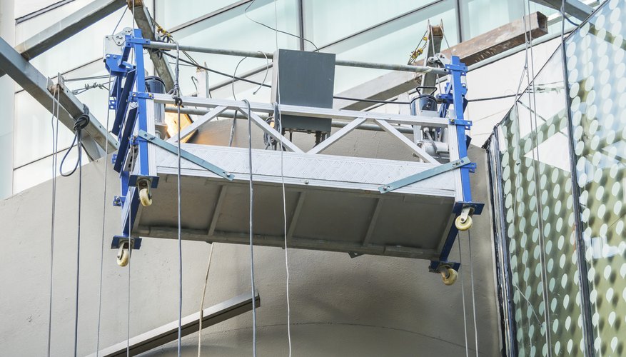 Photo Credit: Tonpicknick/iStock/Getty Images Suspension scaffold platform