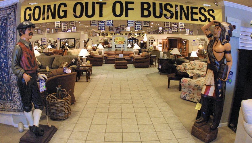 Photo Credit: Tim Boyle/Getty Images News/Getty Images Furniture business closing sale