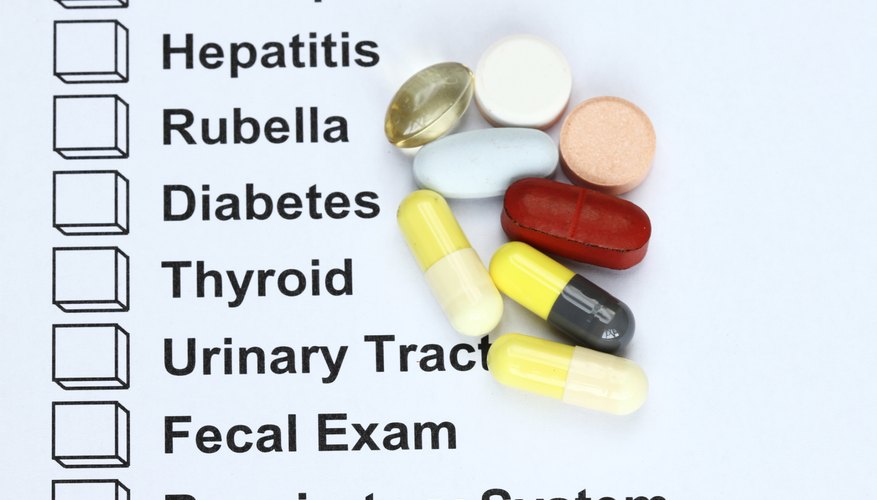 Medical testing with pills. Medical testing with pills.