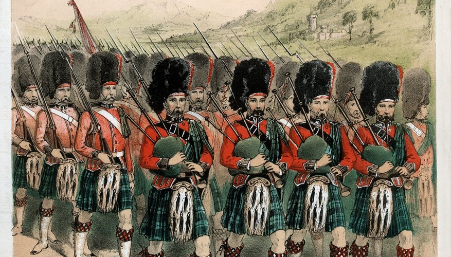 Las faldas escocesas o kilt son utilizadas por los hombres