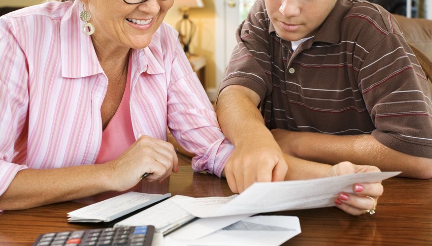 Parents can help their teens plan a monthly budget.