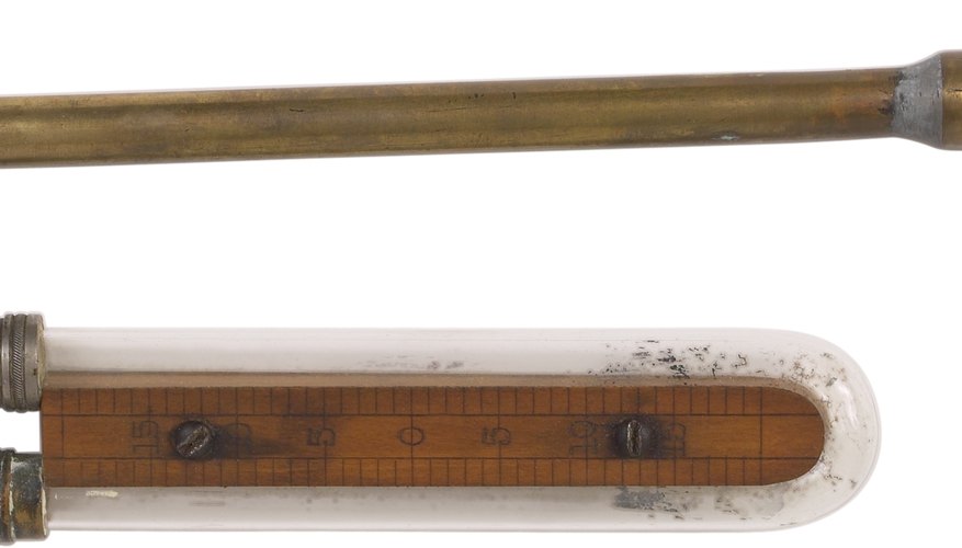 Photo Credit: Hemera Technologies/PhotoObjects.net/Getty Images This manometer indicates pressure differences with a moving liquid.