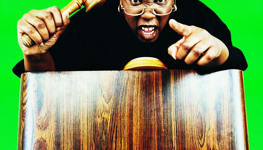 A judge may allow a creditor to garnish your wages.