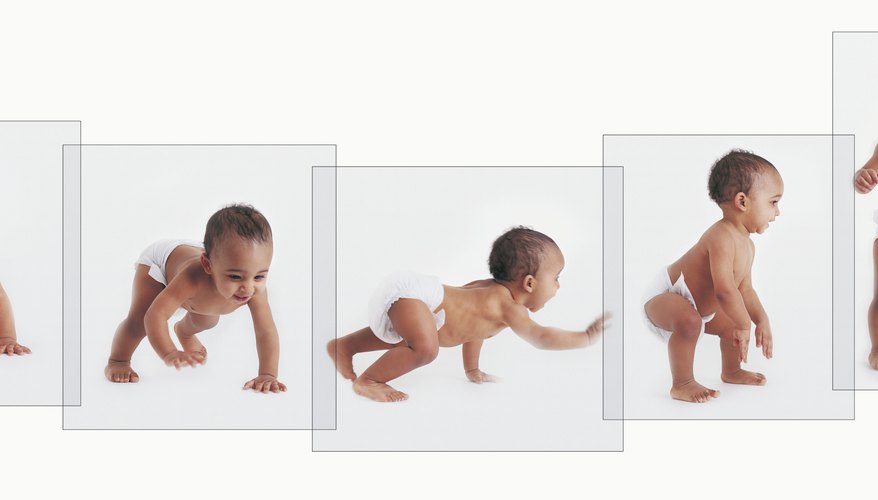 Crab crawling is just one way that babies transition to walking. Crab crawling is just one way that babies transition to walking.