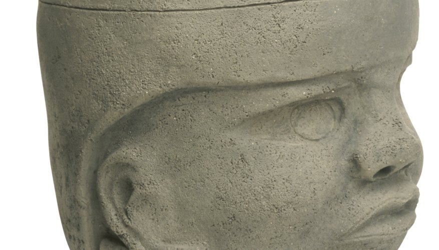 Escultura maya.