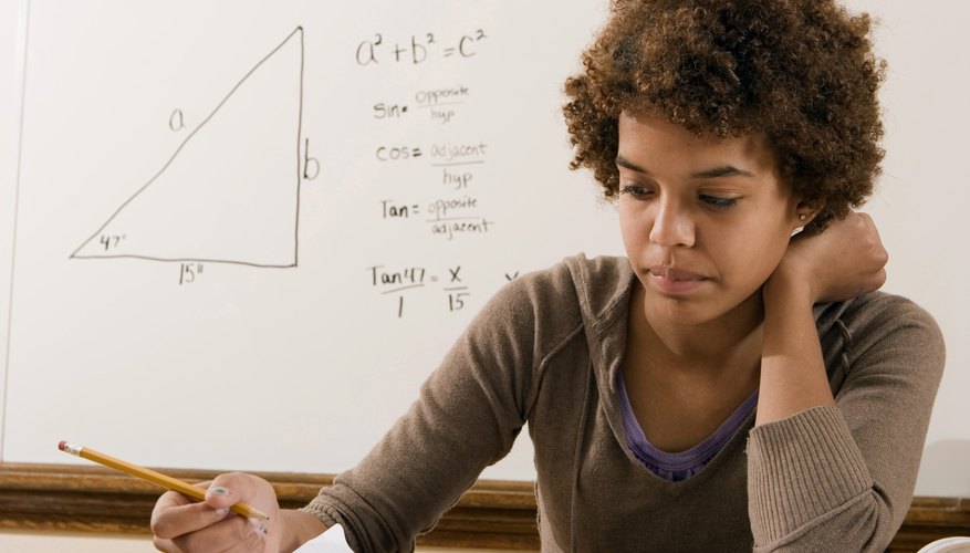 Photo Credit: Purestock/Purestock/Getty Images Young student studying geometry