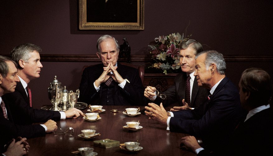 Men in business meeting