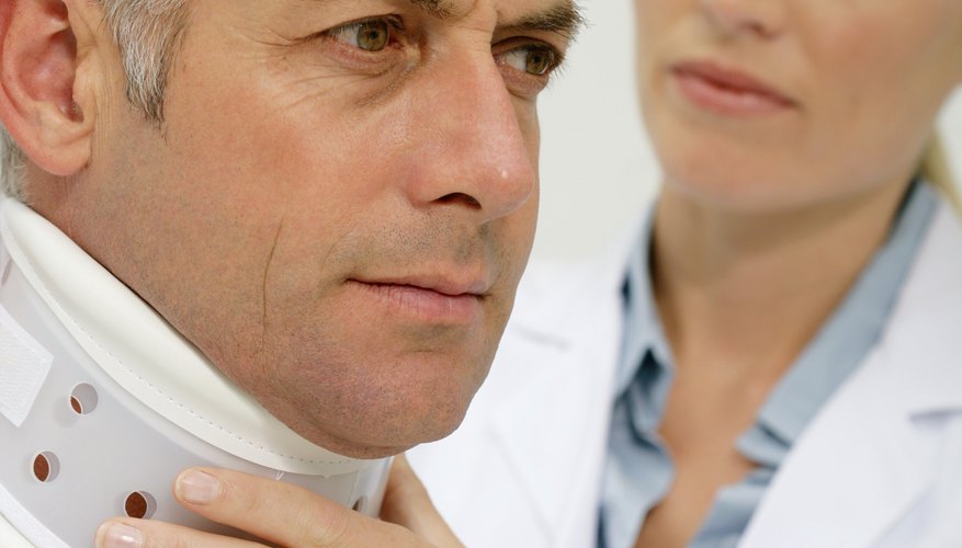 Neck brace fitting Neck brace fitting