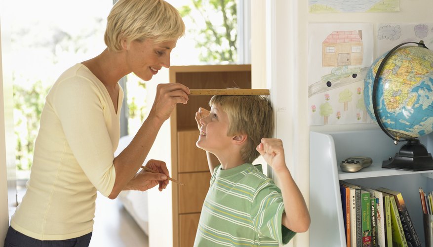Photo Credit: Flying Colours Ltd/Photodisc/Getty Images A child's height percentile against his peers tells him what percentage of children he is taller than.