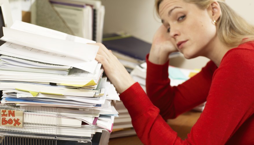 Photo Credit: Christopher Robbins/Digital Vision/Getty Images A sheet of paper is thin, but they can add up.