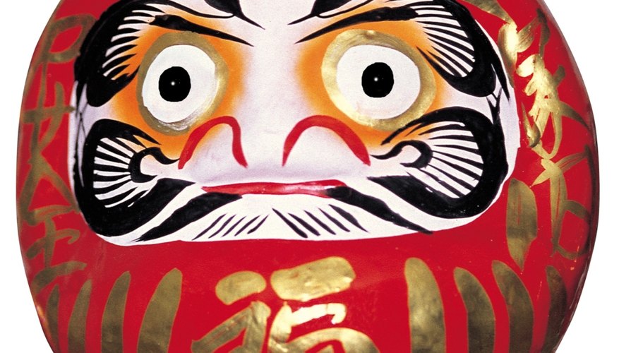 Los Daruma son pequeños muñecos japoneses utilizados para pedir deseos.