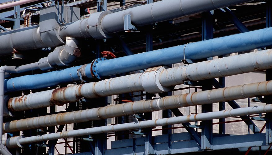 Galvanized pipes are recommended for industrial use. Galvanized pipes are recommended for industrial use.