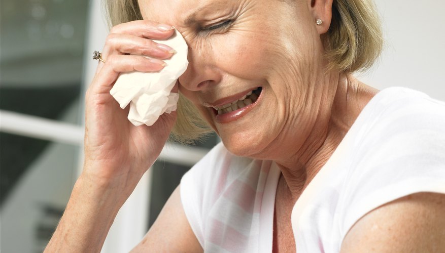 Senior woman crying Senior woman crying