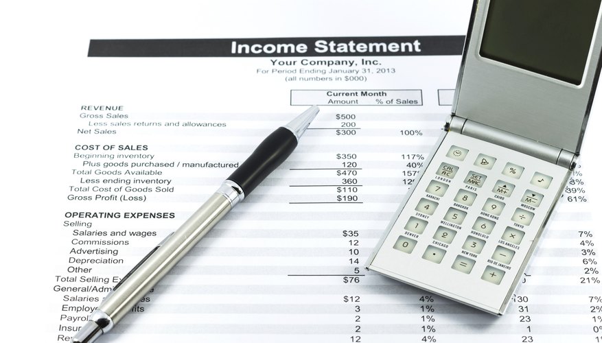income statement report
