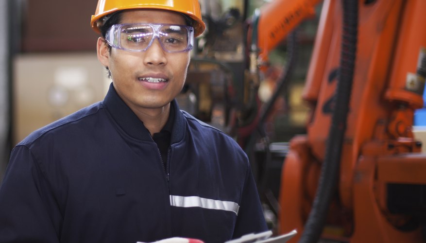 Engineer in factory