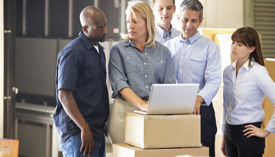 Workers In Distribution Warehouse