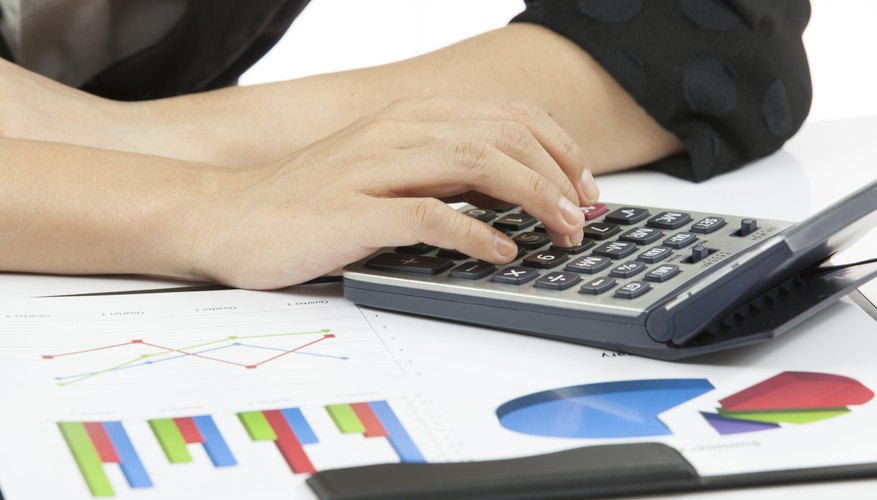 woman hand and business report