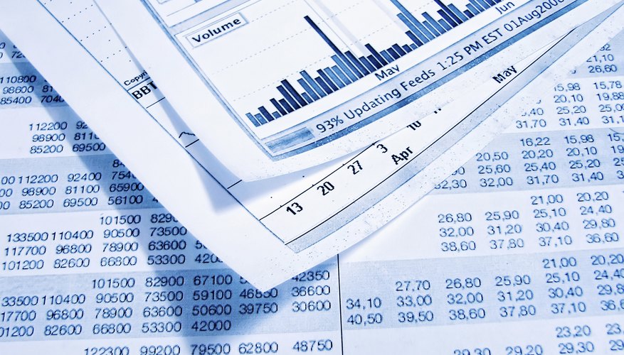 Showing business and financial report