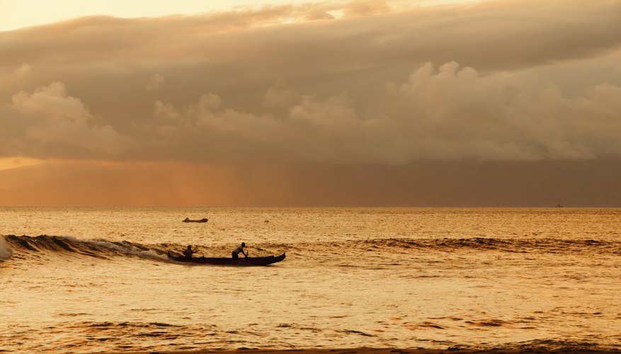 Photo Credit: Don Landwehrle/iStock/Getty Images Hawaiians traditionally carved canoes out of kamani wood.