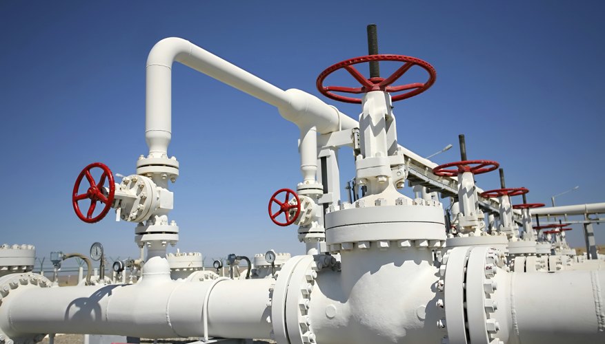 Photo Credit: insagostudio/iStock/Getty Images Natural gas can be used within power stations to produce electricity.