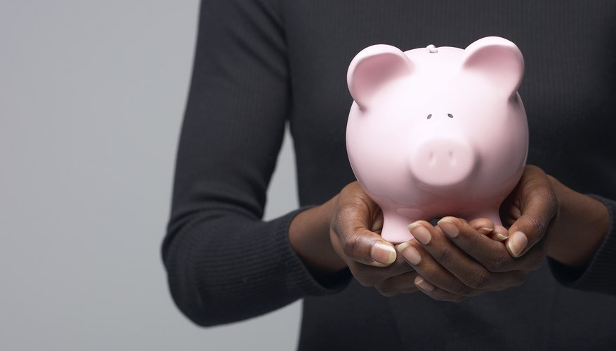 Unlike piggy banks, money put into investment accounts can grow over time through careful management.