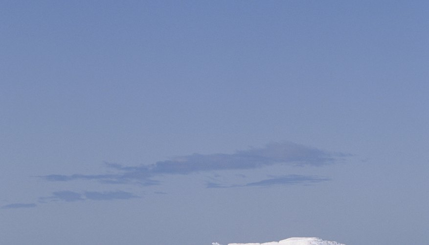 Lleva icebergs al aula para una oportunidad de aprendizaje.