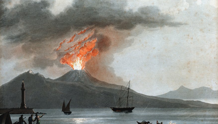 Photo Credit: Photos.com/Photos.com/Getty Images Violent eruptions and slow-moving eruptions have the same root causes.