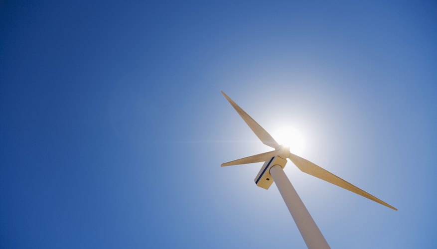 Turbina de viento.