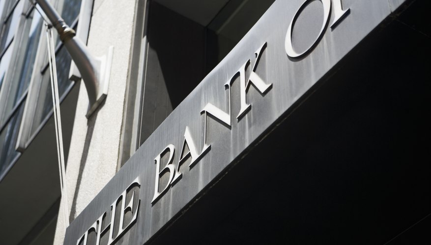 Bank exterior.