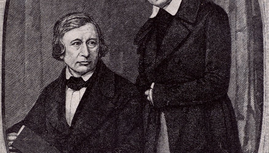 Los hermanos Grimm preservaron cuentos populares germánicos al escribir historias que eran esencialmente transmitidas de manera oral.