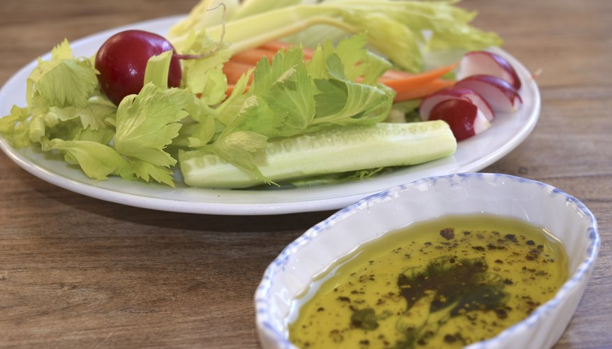 vegetables with vinaigrette