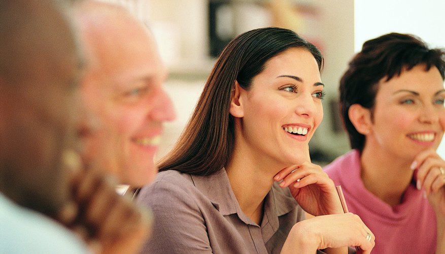Businesspeople in meeting